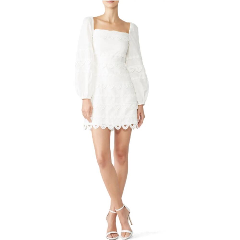 La Maison Talulah Early Light Mini Dress in White‎